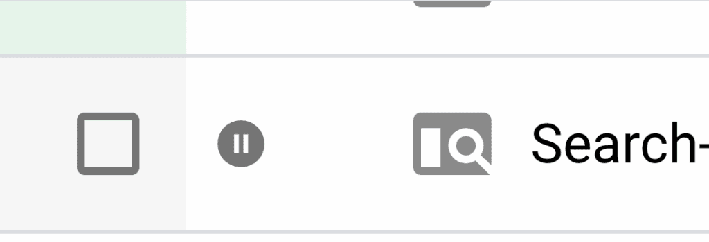 Search campaign with display expansion enabled.